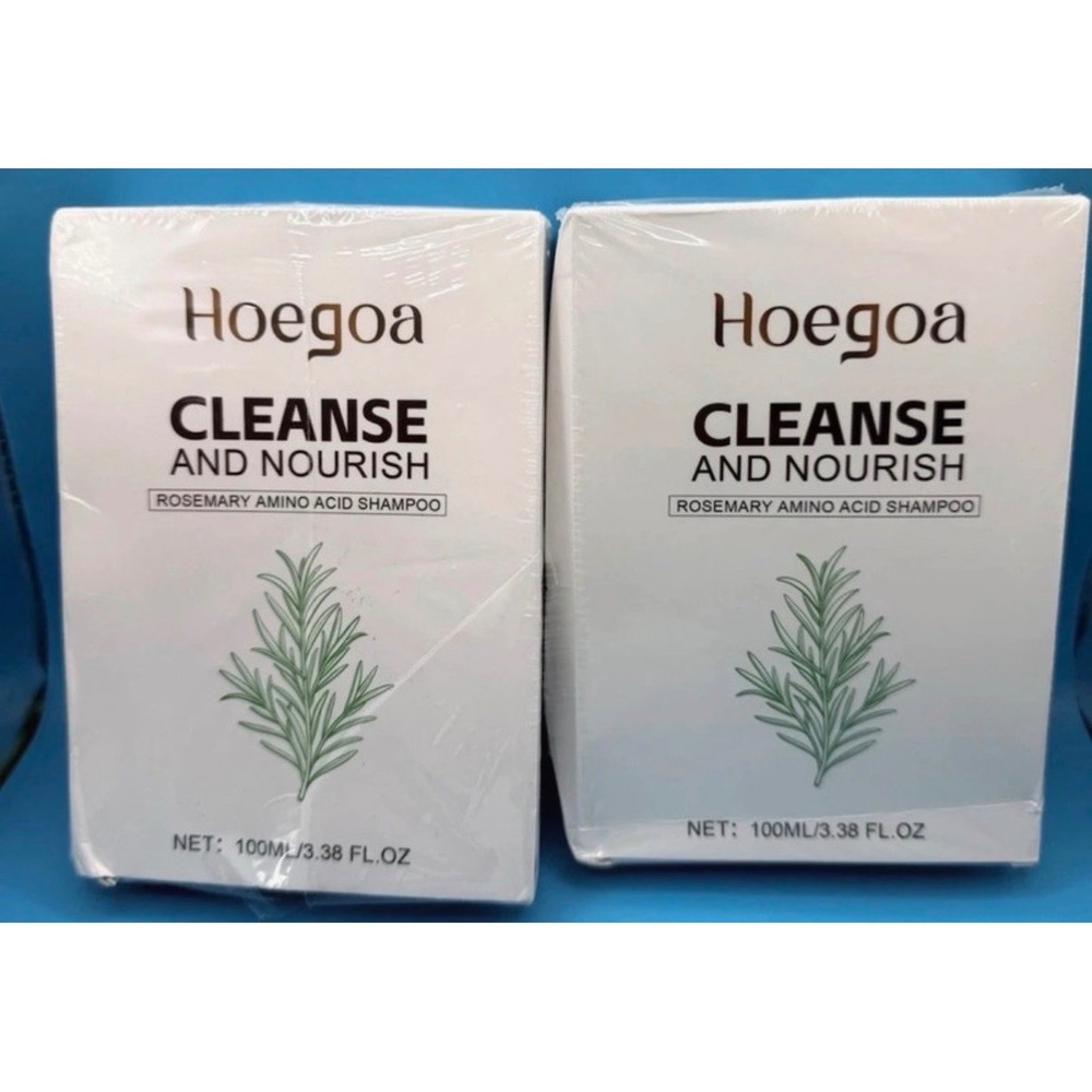 Hoegoa Cleanse and Nourish Rosemary Amino Acid Shampoo 100ml 3.38 fl oz 2 Pack